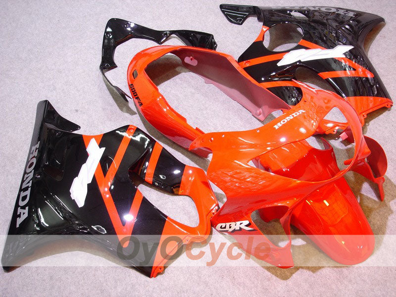 Verkleidungssatz für Einspritzmodelle 99-00 CBR600F4 - Orange, Schwarz - Werksstil #OYO87900120 Hauptbild