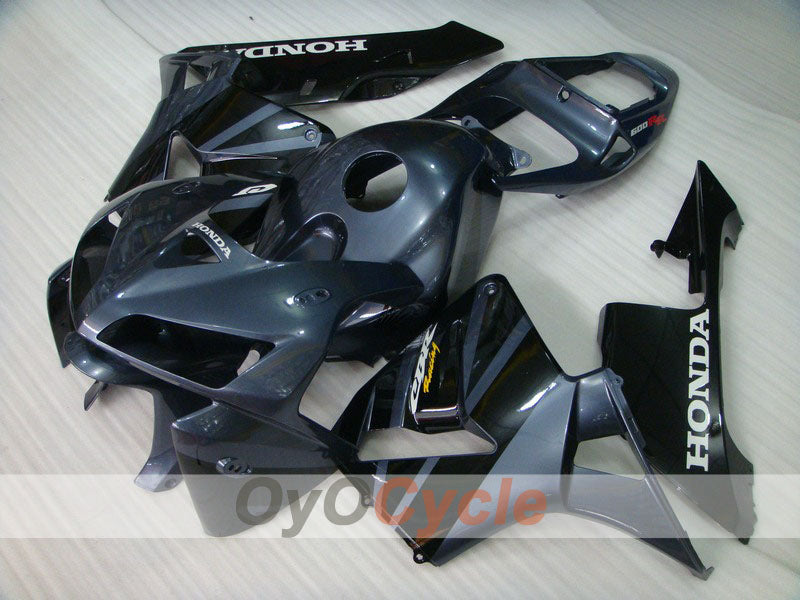 Verkleidungssatz für Einspritzer für 05-06 CBR600RR - Schwarz - Werksstil #OYO87900295 Hauptbild