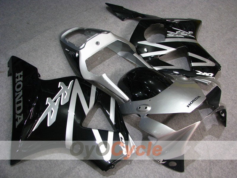 Einspritzverkleidungssatz für CBR900RR 954, Baujahr 02-03 - Schwarz, Silber - Fireblade #OYO87902722