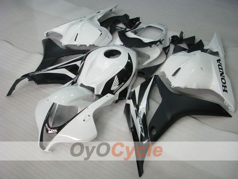 Verkleidungskit für Einspritzmodelle 09-12 CBR600RR - Weiß, Schwarz - Werksstil #OYO87900454 Hauptbild