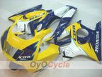 Verkleidungssatz für Einspritzmodelle der CBR600F3, 97-98 - Gelb, Blau - Werksstil #OYO87900095