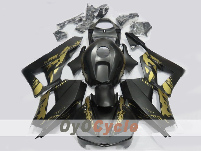 Einspritzverkleidungssatz für 13-20 CBR600RR - Schwarz, Gold, Matt - Werksdesign #OYO87914584 Hauptbild