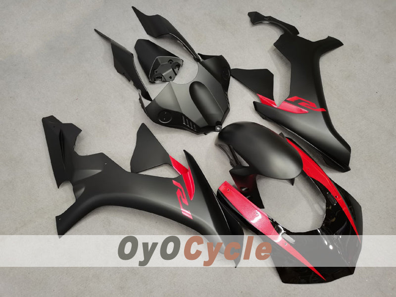 Spritzverkleidungssatz für YZF-R1, 15-19 - Rot, Schwarz, Matt - Werksstil #OYO87914654 Hauptbild