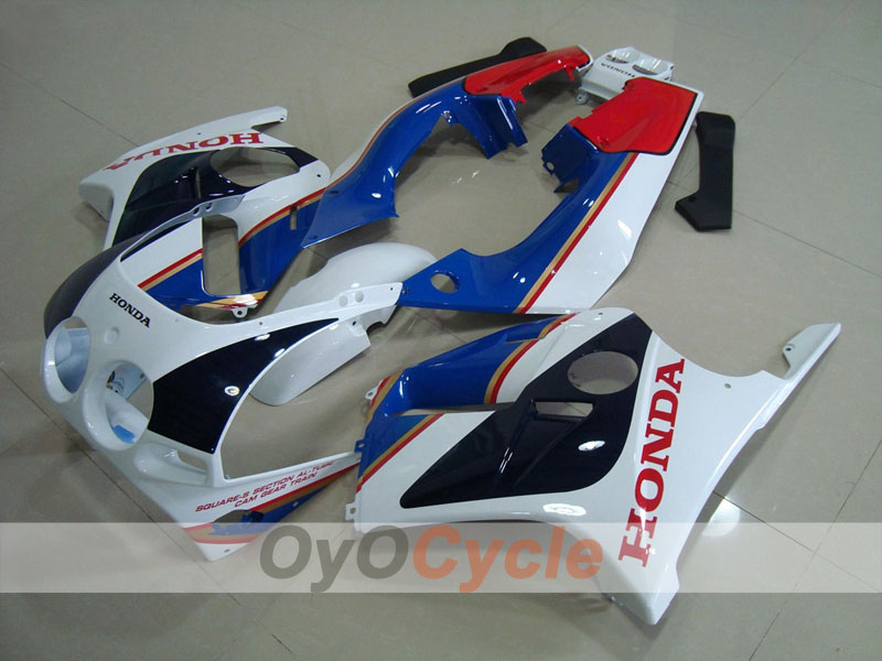 Einspritzverkleidungskit für CBR250RR 88-89 - Blau, Weiß - Werksstil #OYO87902905 Hauptbild