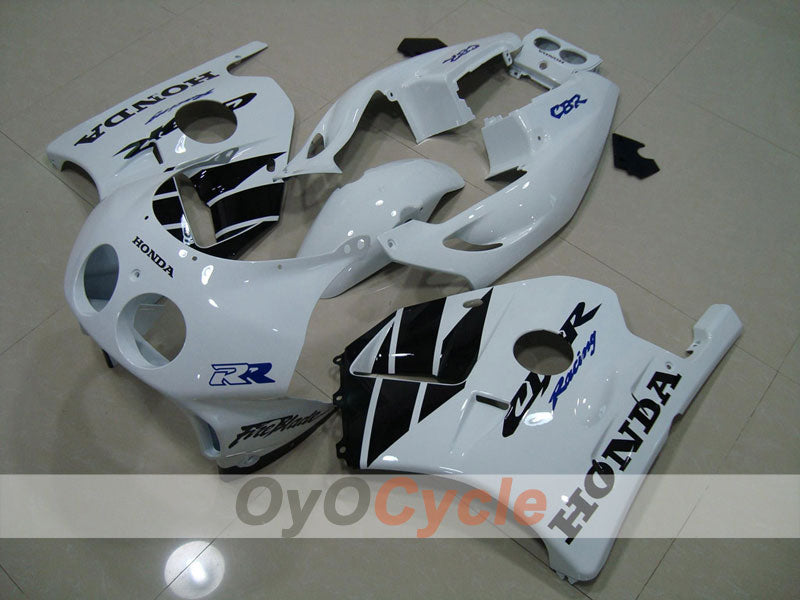 Verkleidungssatz für Einspritzmodelle, 90-94 CBR250RR - Weiß, Schwarz - Fireblade #OYO87902945 Hauptbild