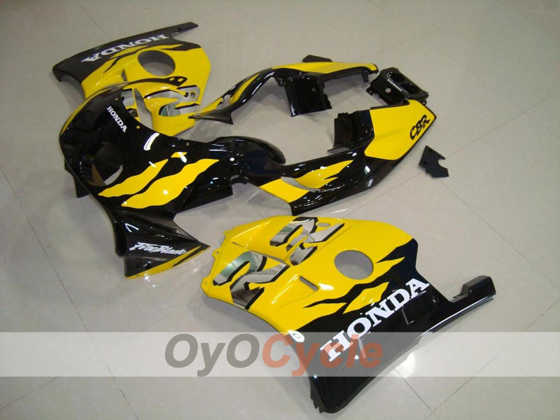 Verkleidungssatz für Einspritzmodelle, 90-94 CBR250RR - Gelb, Schwarz - Fireblade #OYO87902943 Hauptbild