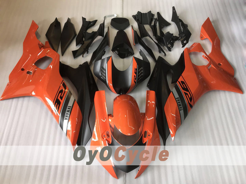 Verkleidungssatz für Einspritzmodelle der YZF-R6, 17-22 - Orange, Schwarz - Werksstil #OYO87914668 Hauptbild