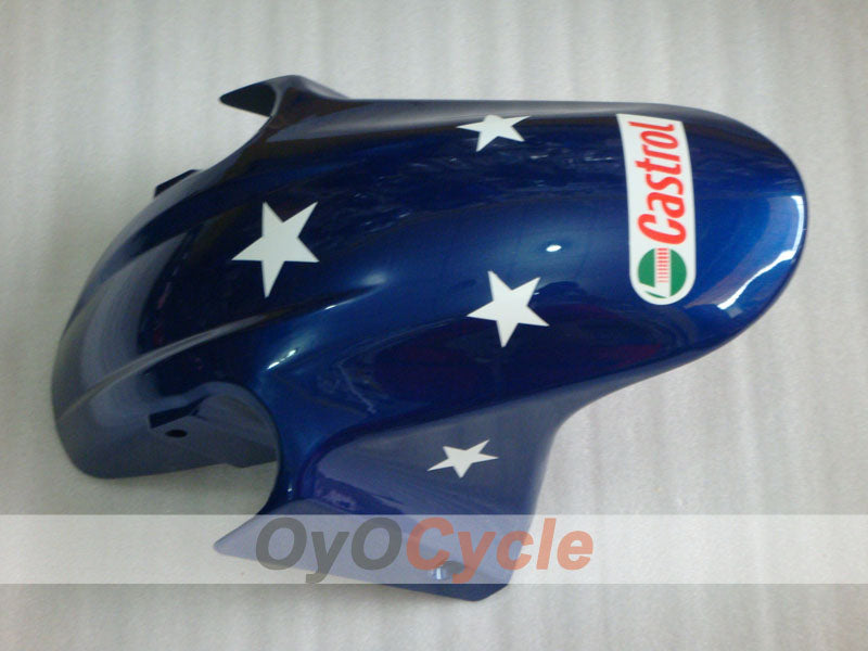 Einspritz-Verkleidungssatz für 01-03 CBR600F4i - Rot, Blau - Castrol, MICHELIN #OYO87900144
