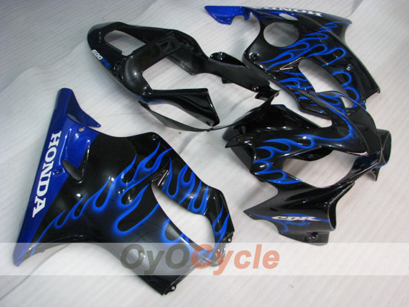 Einspritzverkleidungssatz für 01-03 CBR600F4i - Blau, Schwarz - Flame #OYO87900150 Hauptbild