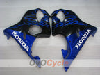 Einspritzverkleidungssatz für 01-03 CBR600F4i - Blau, Schwarz - Flame #OYO87900150