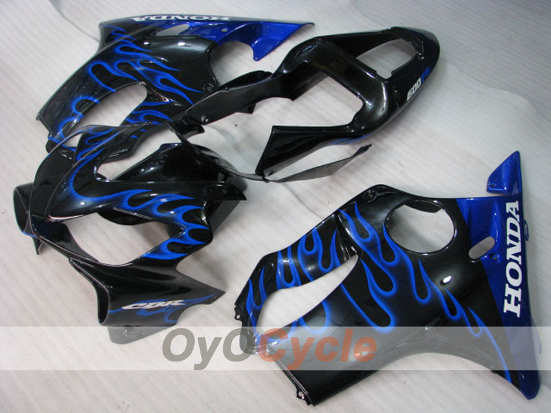 Einspritzverkleidungssatz für 01-03 CBR600F4i - Blau, Schwarz - Flame #OYO87900150 Zweitbild