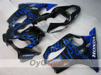 Einspritzverkleidungssatz für 01-03 CBR600F4i - Blau, Schwarz - Flame #OYO87900150