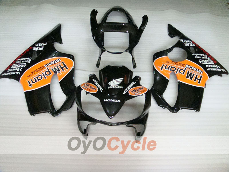 Einspritzverkleidungssatz für 01-03 CBR600F4i - Orange, Schwarz - HM Plant #OYO87900158