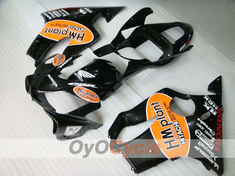Einspritzverkleidungssatz für 01-03 CBR600F4i - Orange, Schwarz - HM Plant #OYO87900158