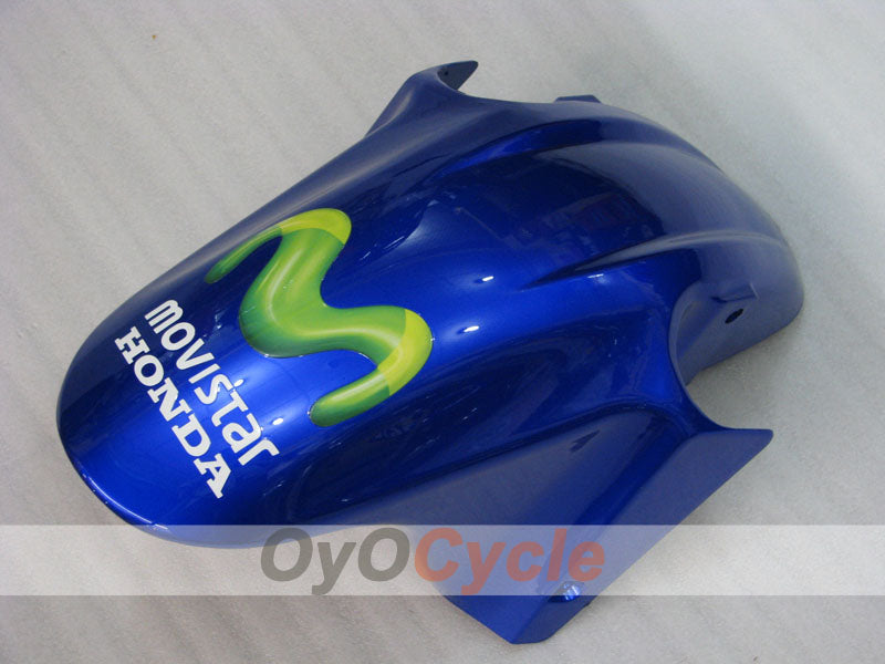Einspritzverkleidungssatz für 01-03 CBR600F4i - Gelb, Blau - Castrol #OYO87900162
