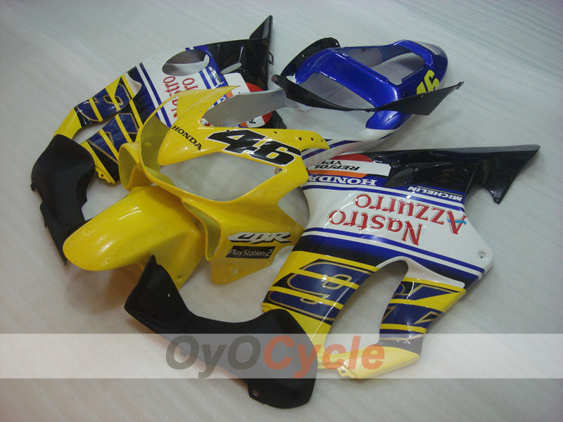 Verkleidungssatz für Einspritzmodelle 01-03 CBR600F4i - Gelb, Weiß - MICHELIN, Nastro Azzurro #OYO87900165 Zweitbild