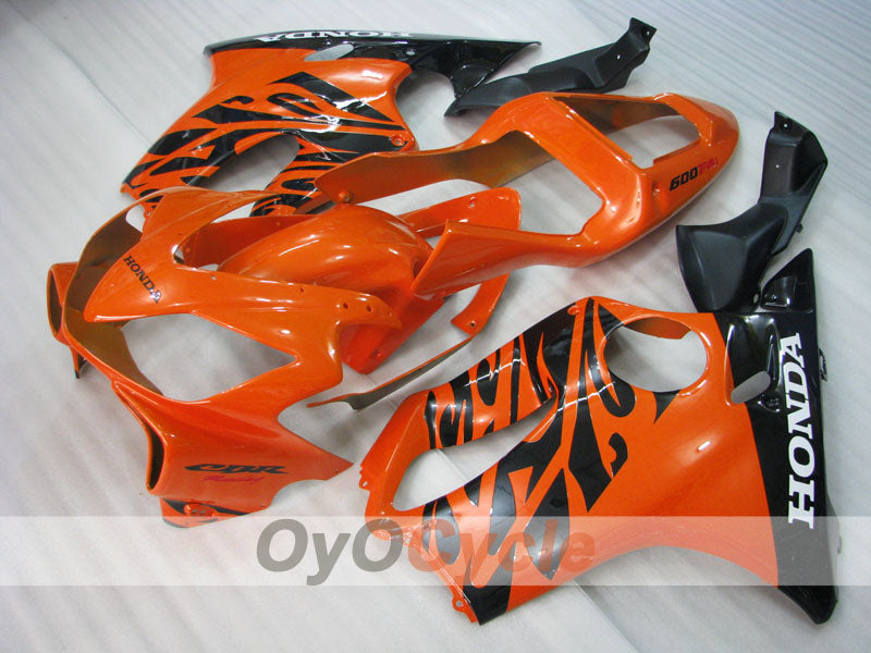 Verkleidungssatz für Einspritzmodelle 01-03 CBR600F4i - Orange, Schwarz - Werksstil #OYO87900167
