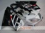 Verkleidungssatz für Einspritzmodelle 01-03 CBR600F4i - Weiß, Schwarz - Werksstil #OYO87900168