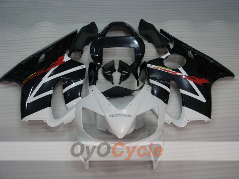 Verkleidungssatz für Einspritzmodelle 01-03 CBR600F4i - Weiß, Schwarz - Werksstil #OYO87900168 Zweitbild