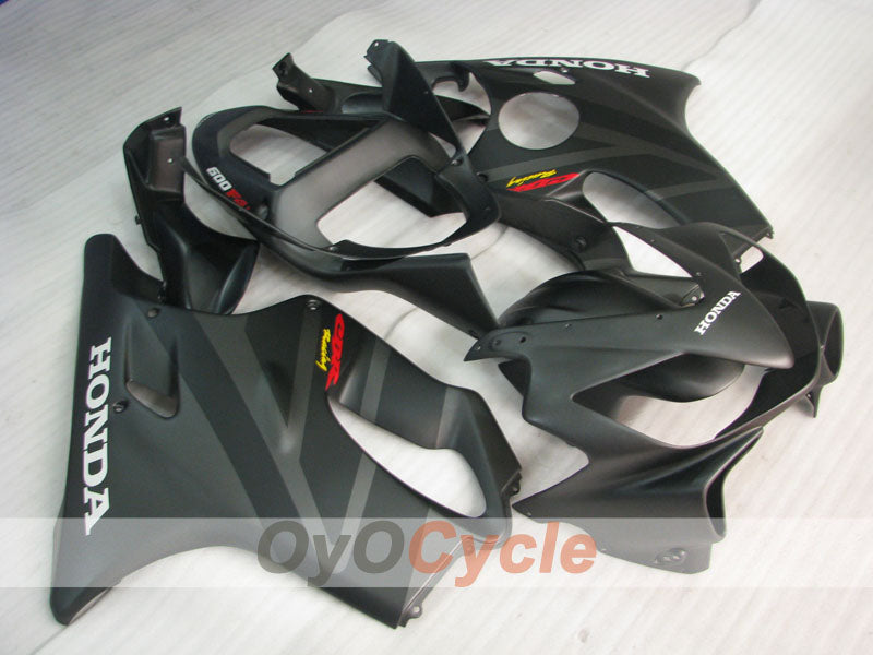 Verkleidungssatz für Einspritzmodelle 01-03 CBR600F4i - Schwarz, Matt - Werksstil #OYO87900169