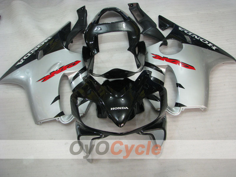 Verkleidungssatz für Einspritzmodelle 01-03 CBR600F4i - Schwarz, Silber - Werksstil #OYO87900171 Zweitbild