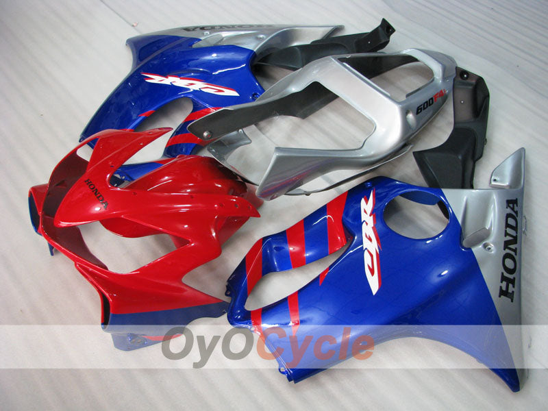 Verkleidungssatz für Einspritzmodelle 01-03 CBR600F4i - Rot, Blau - Werksstil #OYO87900174 Hauptbild