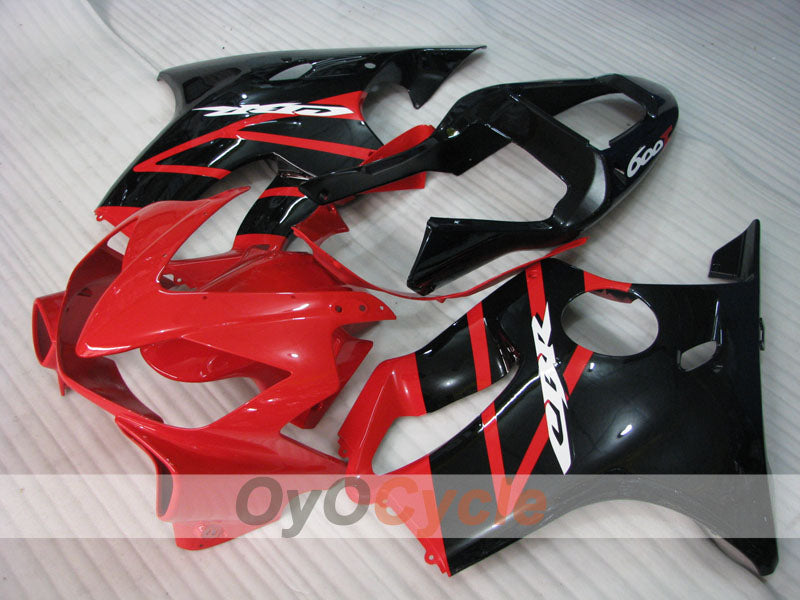 Einspritzverkleidungssatz für CBR600F4i 01-03 - Rot, Schwarz - Werksdesign #OYO87900175 Zweitbild