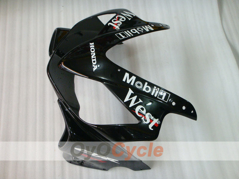 Verkleidungssatz für Einspritzmodelle 01-03 CBR600F4i - Weiß, Schwarz - MICHELIN, West #OYO87900194