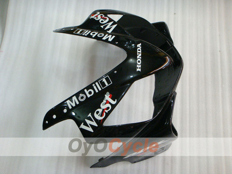 Verkleidungssatz für Einspritzmodelle 01-03 CBR600F4i - Weiß, Schwarz - MICHELIN, West #OYO87900194