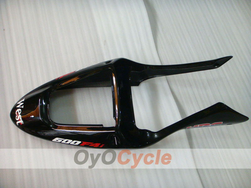 Verkleidungssatz für Einspritzmodelle 01-03 CBR600F4i - Weiß, Schwarz - MICHELIN, West #OYO87900194