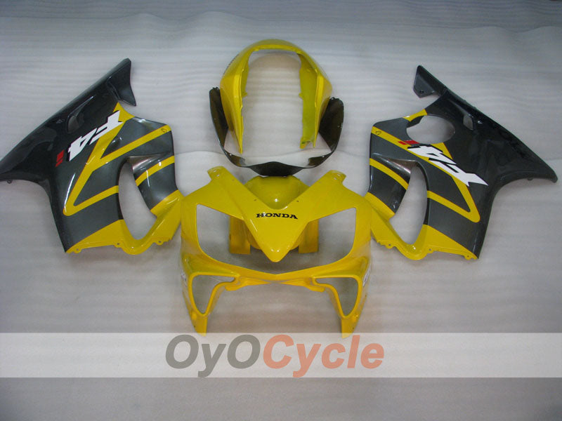 Einspritzverkleidungssatz für 04-07 CBR600F4i - Gelb, Grau - Werksstil #OYO87900211 Zweitbild