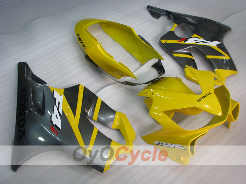 Einspritzverkleidungssatz für 04-07 CBR600F4i - Gelb, Grau - Werksstil #OYO87900211 Hauptbild
