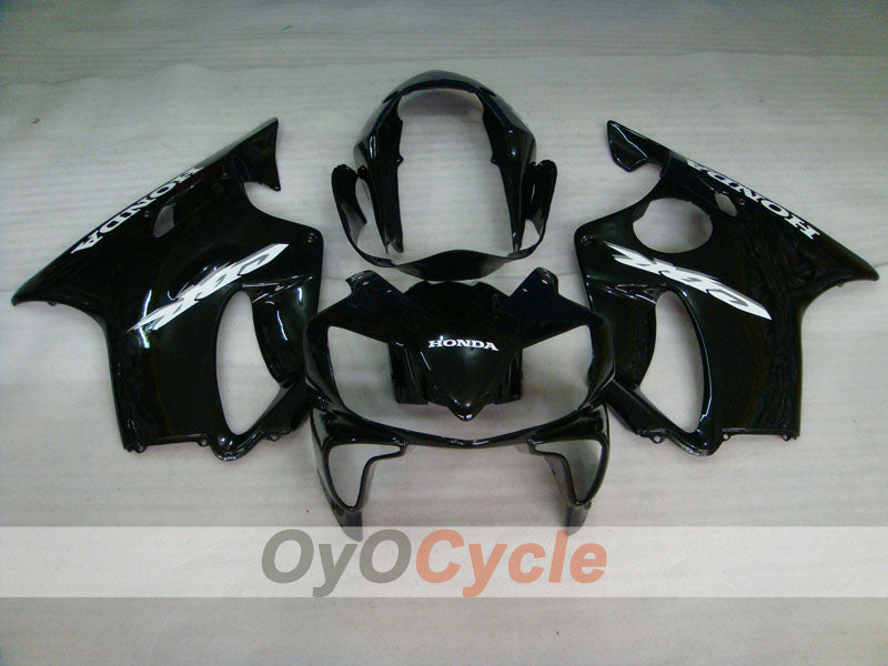 Verkleidungssatz für Einspritzmodelle 04-07 CBR600F4i - Schwarz - Werksstil #OYO87900215 Zweitbild