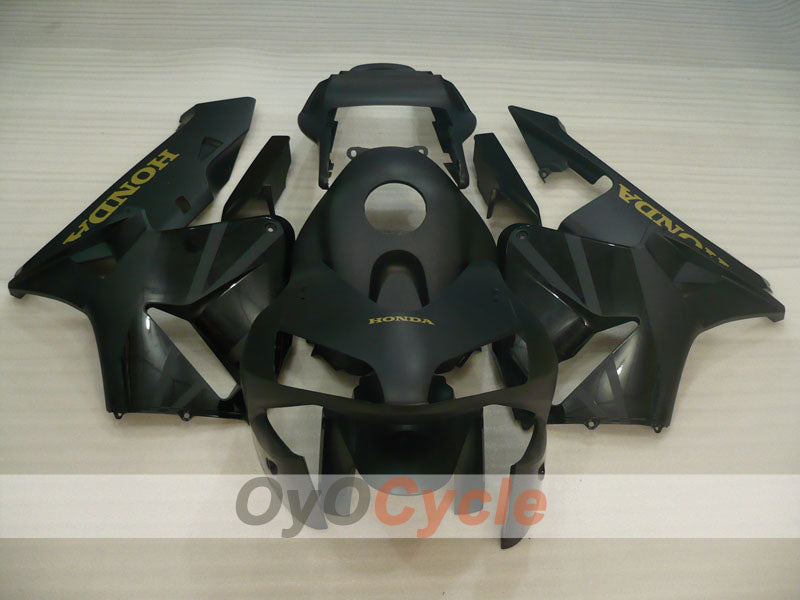 Einspritz-Verkleidungssatz für CBR600RR 03-04 - Schwarz, matt - Werksstil #OYO87900232