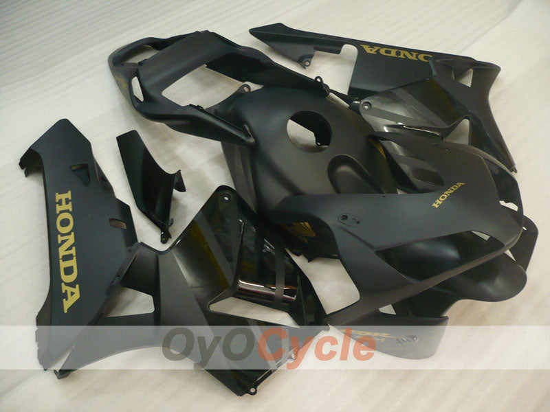 Einspritz-Verkleidungssatz für CBR600RR 03-04 - Schwarz, matt - Werksstil #OYO87900232