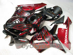 Verkleidungssatz für Einspritzer für CBR600RR 05-06 - Rot, Schwarz - Flammenmuster #OYO87900243