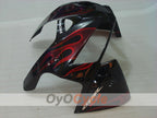 Verkleidungssatz für Einspritzer für CBR600RR 05-06 - Rot, Schwarz - Flammenmuster #OYO87900247