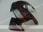 Verkleidungssatz für Einspritzer für CBR600RR 05-06 - Rot, Schwarz - Flammenmuster #OYO87900247