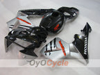 Einspritzverkleidungssatz für 05-06 CBR600RR - Schwarz, Silber - Werksstil #OYO87900281