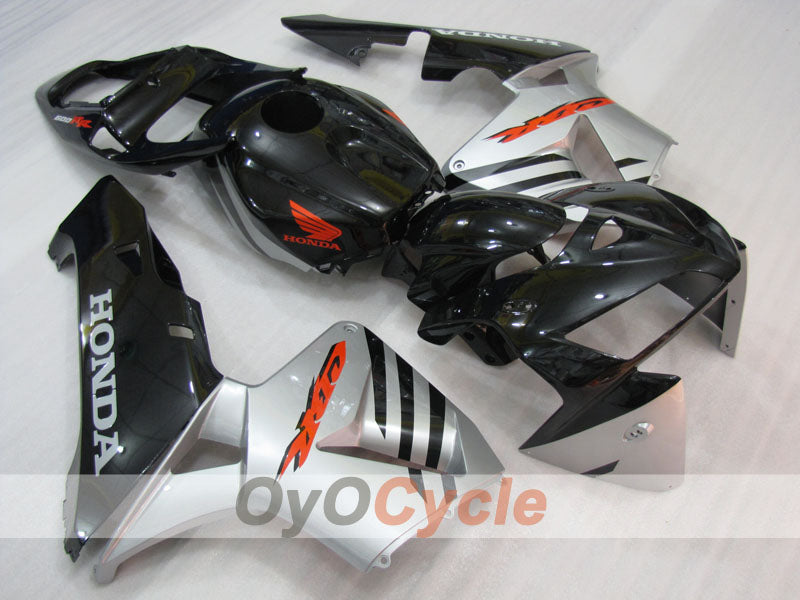 Einspritzverkleidungssatz für 05-06 CBR600RR - Schwarz, Silber - Werksstil #OYO87900281 Hauptbild