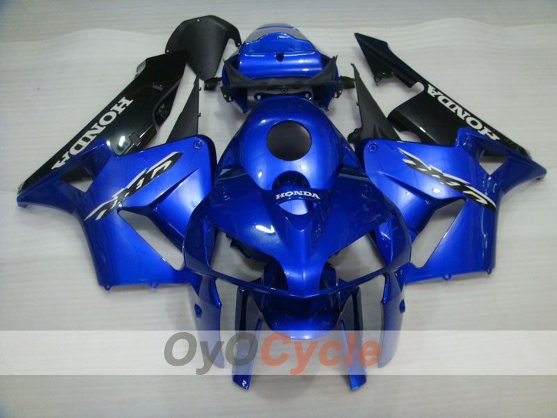 Einspritzverkleidungssatz für 05-06 CBR600RR - Blau, Schwarz - Werksstil #OYO87900286