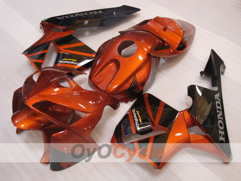 Verkleidungssatz für Einspritzer für 05-06 CBR600RR - Orange, Schwarz - Werksstil #OYO87900297