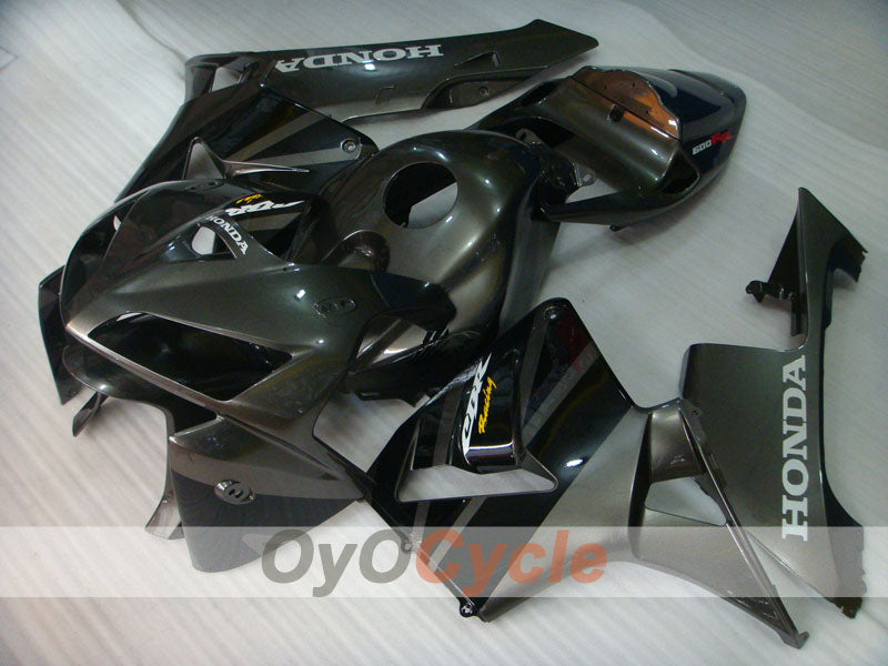 Einspritzverkleidungssatz für CBR600RR 05-06 - Grau - Werksstil #OYO87900309