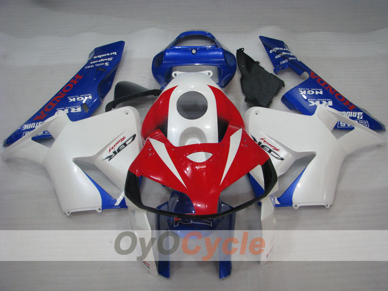 Verkleidungssatz für 05-06 CBR600RR - Blau, Weiß - Werksstil #OYO87900316 Zweitbild