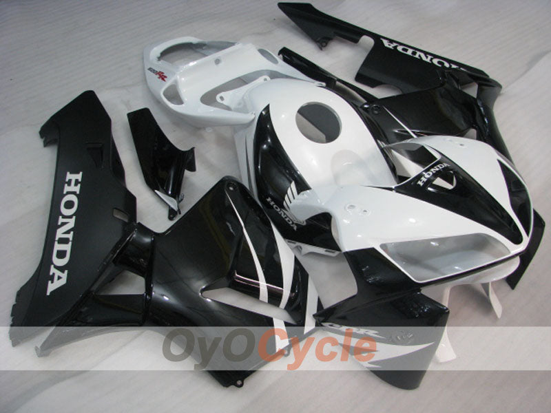 Verkleidungssatz für 05-06 CBR600RR - Weiß, Schwarz - Werksstil #OYO87900320 Zweitbild