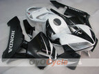 Verkleidungssatz für 05-06 CBR600RR - Weiß, Schwarz - Werksstil #OYO87900320