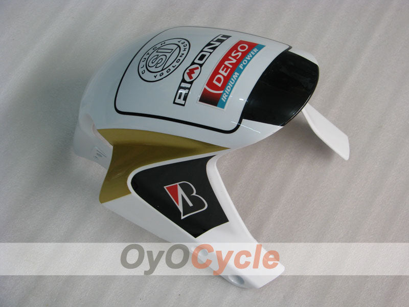 Verkleidungssatz für 05-06 CBR600RR - Weiß, Schwarz - PlayBoy #OYO87900323