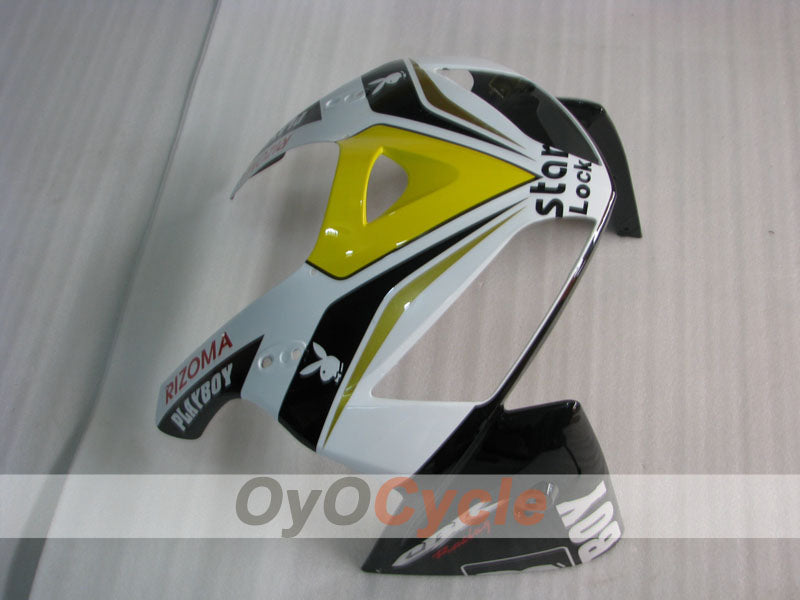 Verkleidungssatz für 05-06 CBR600RR - Weiß, Schwarz - PlayBoy #OYO87900323