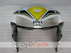 Verkleidungssatz für 05-06 CBR600RR - Weiß, Schwarz - PlayBoy #OYO87900323