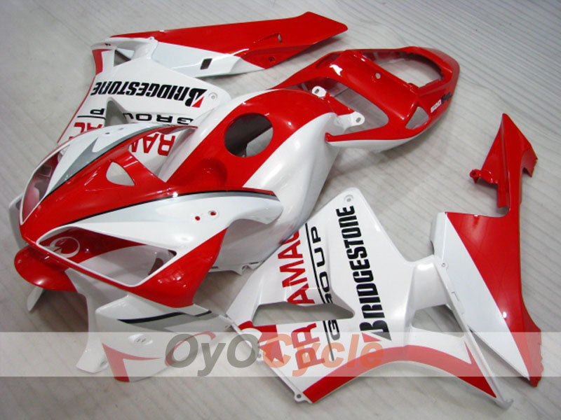 Verkleidungssatz für 05-06 CBR600RR - Rot, Weiß - PRAMAC #OYO87900324 Zweitbild